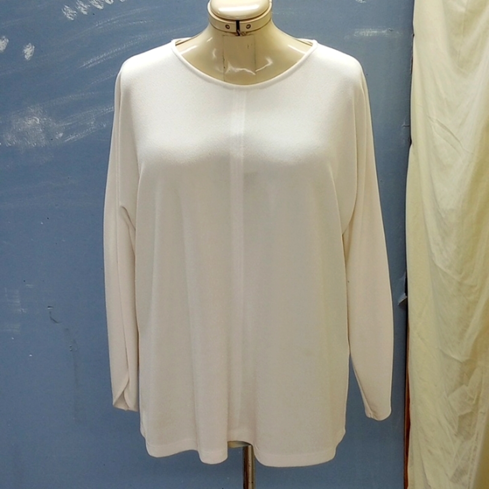 Chico's Easywear Ivory Blouse Gorgeous